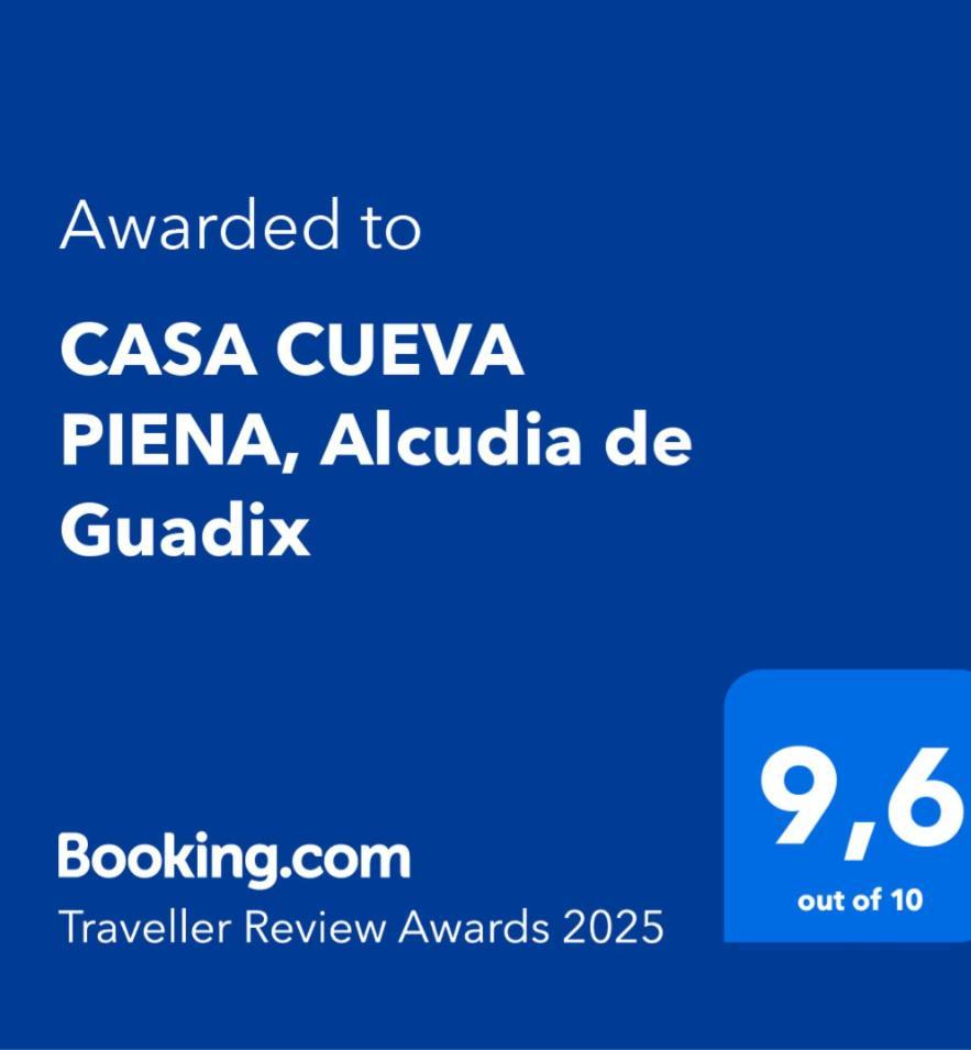 Casa Cueva Piena, Alcudia De Guadix Villa Buitenkant foto